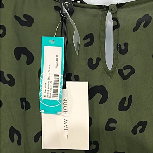 41 Hawthorne Annika Volume Sleeve Blouse StitchFix NWT Size S - Picture 4 of 4